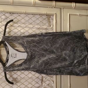 Nike racer back,  women's size extra small.  Black/white